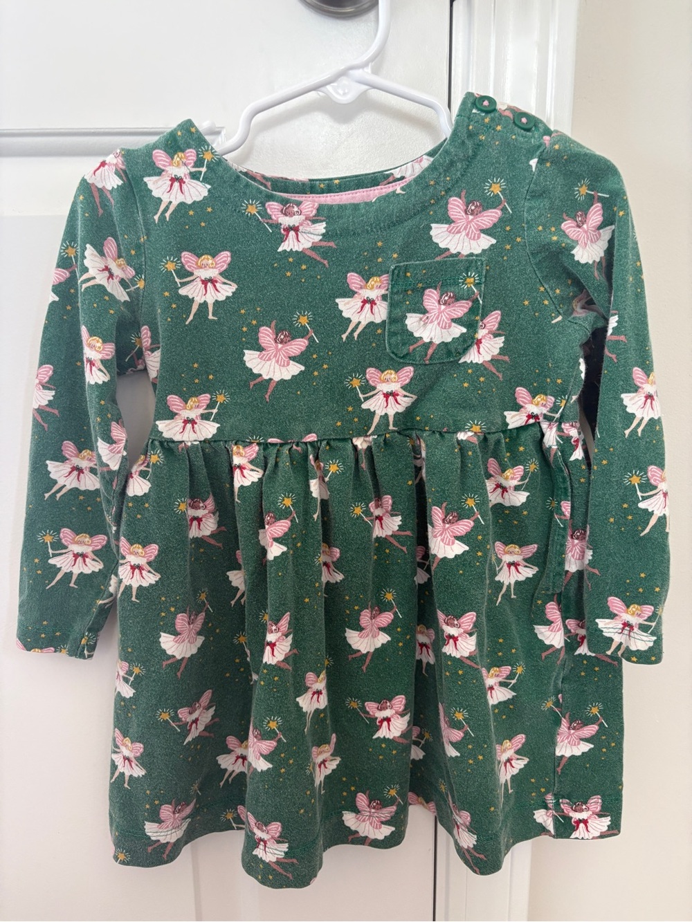 Mini Boden Green Fairy Dress Toddler Girl Size 2/3